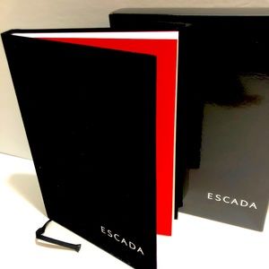 Escada Blank Notebook with gift box BNIB